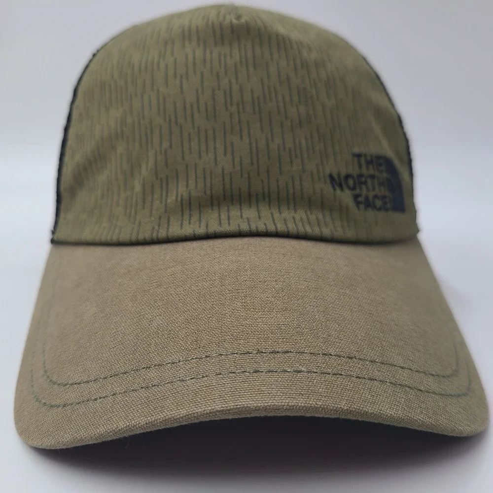 North Face Hat Snapback Trucker Mesh Green Black Men Hike Outdoors Casual Wear‎
